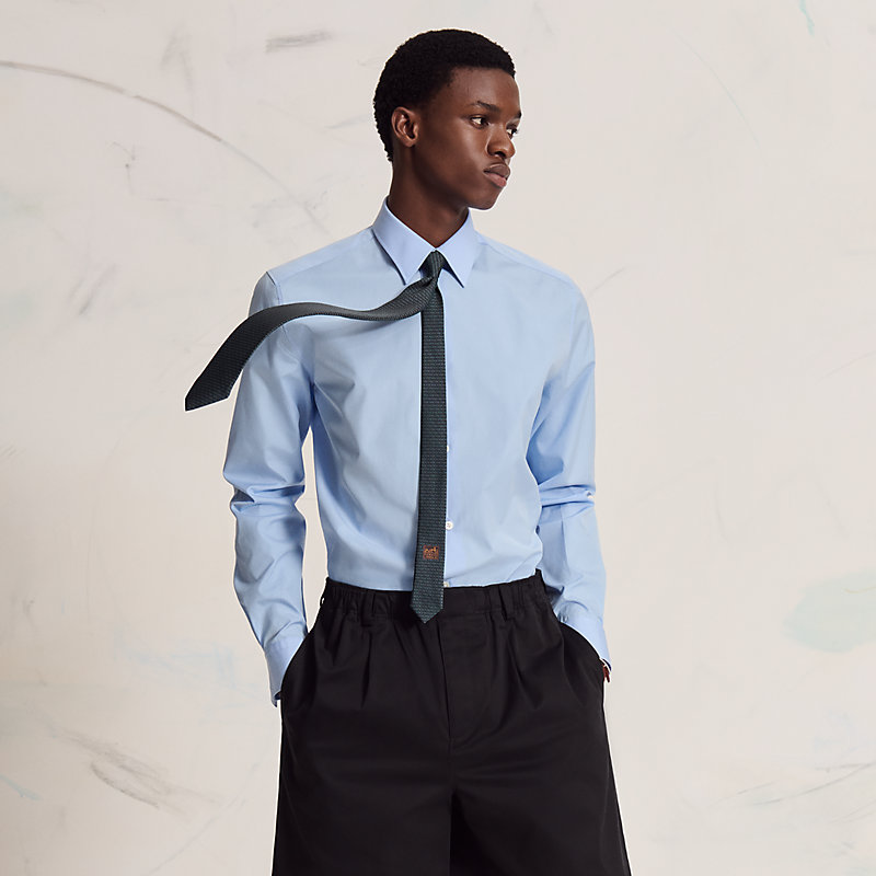 H Marin tie - Black | Hermès Mainland China